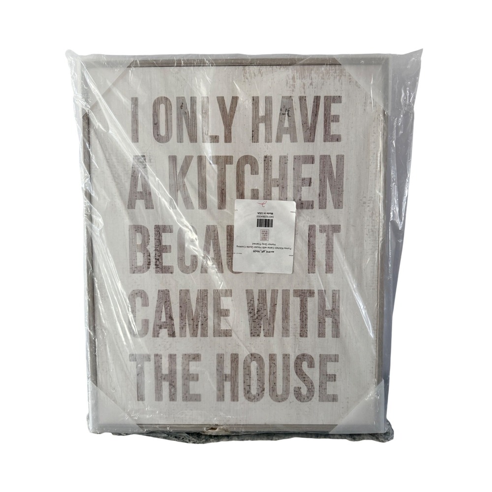 Funny Kitchen Only have a kitchen cause it came with the house Canvas 16x20